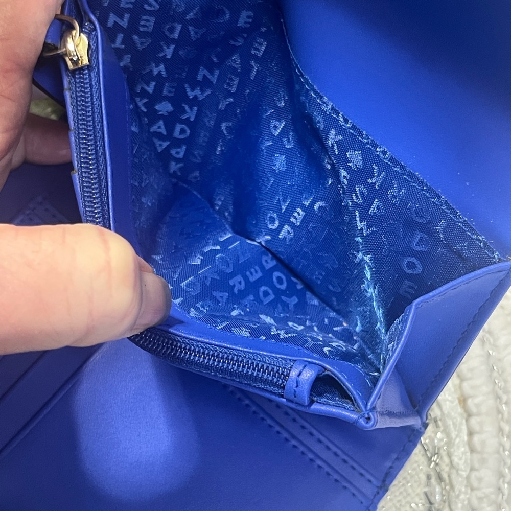 Kate Spade New York Blue Tri-Fold Wallet - Picture 9 of 16